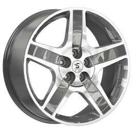 КиК КР008 8.5x20 PCD5x114.3 ET43 Dia67.1 Diamond gloss graphite