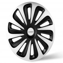 Колпаки колес MICHELIN R-16 Калибр серебристо-черный (4 шт) 300238